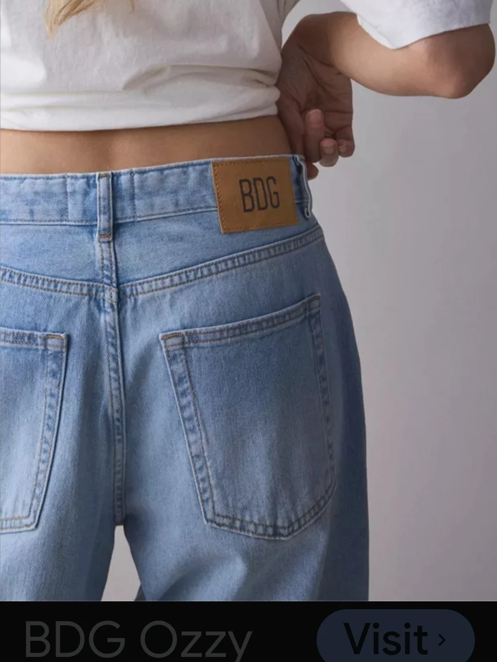 BDG Light Blue Wide Leg Jeans